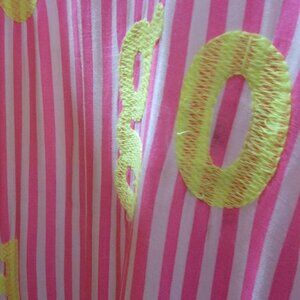 Pink & White Maxi dress